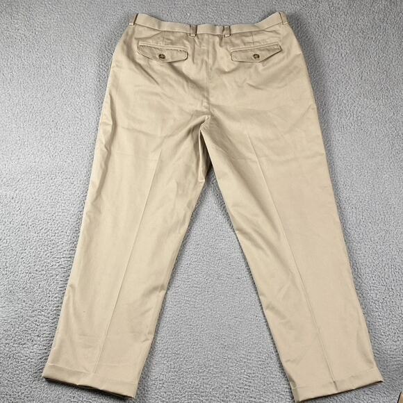 L.L. Bean Natural Fit Chino Pants Men's Size 35x30 Beige Formal Causal - Picture 8 of 8